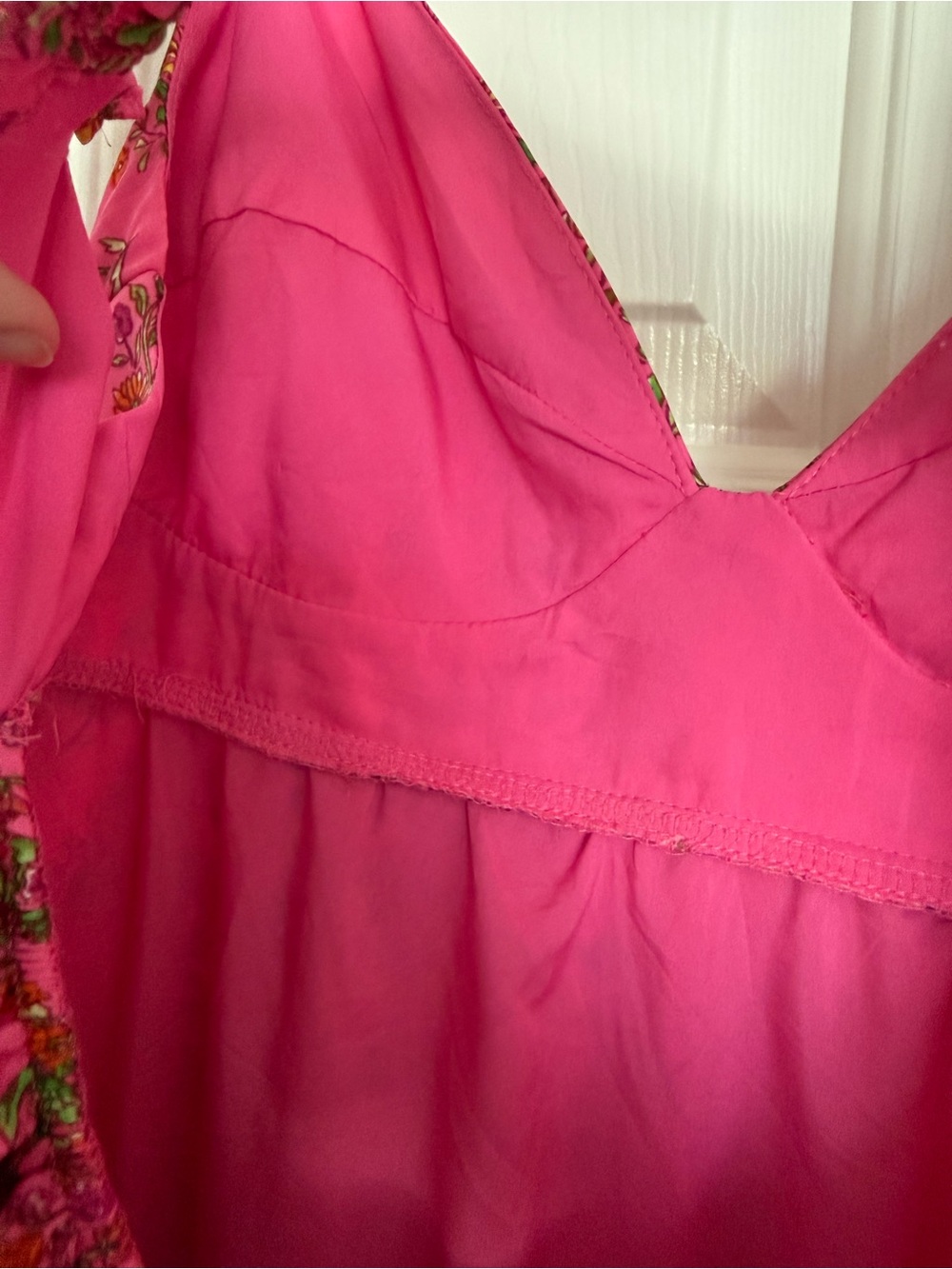 Karlie Pink Floral Ruffle Strap Tiered Maxi Dress Romantic Coquette - Picture 8 of 12